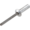Pop Blind Rivet - 3/16 x 6-8 - Button Head - Closed End - Up to 1/2" Grip - Aluminum/Steel - 250 Pk