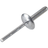 Pop Blind Rivet - 3/16 x 6-6 - Large Flange Head - Up to 3/8" Grip - Aluminum/Aluminum - Pkg of 250