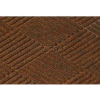 WaterHog® Diamond Mat Fashion Border 3/8" Thick 2' x 3' Dark Brown