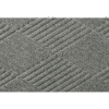 WaterHog® Diamond Mat Fashion Border 3/8" Thick 6' x 20' Medium Gray