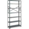 Tri-Boro Boxer® Open Starter, OSB85-1236-5L, 36"W x 12"D x 85"H, 5 Shelves, 22 Ga, Dark Gray