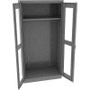 Tennsco C-Thru Standard armoire armoire CVD1471-MGY - Démontées 36" W X 18 H « D X 72 », gris moyen