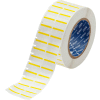Brady® THT-152-494-YL B-494 Color Polyester Labels 0,375"H x 1"W White/Yellow, 3000/Roll