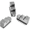 Bison Hard Solid OD Jaws for 8" 3-Jaw Scroll Chuck, 3 Piece Set