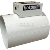 TPI Hotpod 8" Diameter Inlet Duct Mounted Heater Cord Set HP8-1440120-2CT 1440/720W 120V
