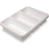 TrippNT 3-Pocket Drawer Organizer Plastic Tray, 14"W x 10"D x 3"H