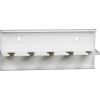 TrippNT™ 5 emplacements Wall Mount multipipette titulaire, 10" W x 3 « D x 5 » H, blanc
