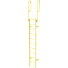 Etape 11 acier traverser avec rampes accès échelle, jaune fixe - WLFS0211-Y