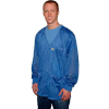 Transformer les Technologies ESD veste, col v, tricot petit brassard, bleu clair,