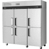 Turbo Air M3R72-6-N Solid Door Refrigerator 72 Cu. Ft. Steel