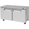 Turbo Air MUR-60 M3 Series - Undercounter Refrigerator 60-1/4"W - 2 Door