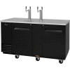 3 Keg Capacity Beer Dispenser - Black
