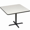 Interion® 36 » Square Counter Height Restaurant Table, Gris