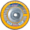 Ovation attaquant Rabat disque T27 5 "x 5/8-11" 36 Grit Zirconium - Abrasifs Unies - Sait 72314 - Qté par paquet : 10