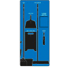 Nettoyer les signes Accuform & Mop Store-Board™, Max devoir aluminium, bleu sur fond noir
