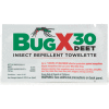 CoreTex® Bug X 30 12643 Insect Repellent, 30 % DEET, Towelette, 300/Case