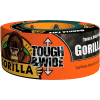Gorilla Tough & Wide Duct Tape, Noir, 2,88 » x 25 ans. - Qté par paquet : 6