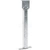 Adjustable Single Leg Support 15"-23"H for UNEX® Curved Conveyors