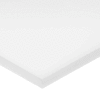 Barre en plastique acétale blanche w/ LSE Acrylique Adhésif - 1/4" Épais x 1-1/2" Wide x 24" Long