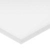 White UHMW Polyethylene Plastic Bar - 3/8" Thick x 2-1/2" Wide x 12" Long