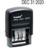 U.S. Stamp & Sign Trodat® Self-inking Date Stamp, 4-Band, 3/8" x 1-5/8", Black