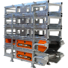 LINKUP Portable Modular Dirt & Aggregate Conveyor, Série 400, 30'L x 16"W