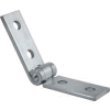 Unistrut 1-5/8" 4 trou charnière P1354eg, galvanisé - Qté par paquet : 25