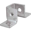Unistrut 1-5/8" Wing Shape Fitting P2345eg, Right Hand, Electro-Galvanized - Pkg Qty 20