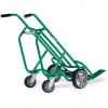 Valley Craft® 4-Wheel Deep Pallet Steel Hand Truck F84813A6 - Solid Tires