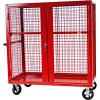 Valley Craft® F89557VCRD Security Truck 48"L x 24"W x 66"H, Rouge