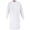 Rouge Kap® pince-Front Boucher Coat W/tricot poignets, sans poche, Spun Polyester, blanc, L