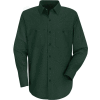 Coton infroissable travail chemise manches longues régulière-XL épinette verte SC30 Kap® rouge masculin