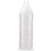 Vollrath® Traex Wide Mouth Squeeze Bottle Kits, 22024-13, 24 oz, clair - Qté par paquet : 12