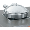 Vollrath® Induction Chafer - Stainless Steel Trim - Porcelain Food Pan