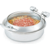 Vollrath® Glass Induction Chafer - Stainless Steel Trim Stainless Steel Food Pan