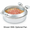 Vollrath® Replacement Glass Lid - Stainless Steel Trim