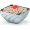 Vollrath® Stainless Steel Square Bowl - Double Wall Beehive 3.21 Qt - Pkg Qty 6