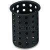 Vollrath® Traex Plastic Flatware Cylinder Storage System, 52633, 3-3/4 » Diamètre, Noir - Qté par paquet : 12