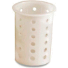 Vollrath® Traex Plastic Flatware Cylinder Storage System, 52642, 3-1/2 » Diamètre, Blanc - Qté par paquet : 12