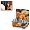 Vollrath® Cayenne®720201103, 4 Qt. Full Size Merchandisers with Menu Board - Tuscan
