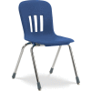 Virco® N918 The Metaphor® Stacking Chair 18", Navy With Chrome - Pkg Qty 4
