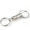 KEY-BAK #1121 Quick Release tirer Apart accessoire clé avec cylindre chromé 2 anneaux en métal
