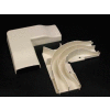 Wiremold 2311DFO-WH Divided FiberReady Flat Elbow, White, 5-1/2"L