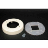 Wiremold 2337a-Wh Round Extension Box, Open Base, White