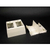 Wiremold 2344sd-2awh 2-Gang Deep Divided Device Box, White, 4-3/4"L