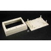 Wiremold 2348-3 3-Gang Deep Device Box, Ivory, 4-3/4"L