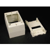 Wiremold 2348 1-Gang Deep Device Box, Ivory, 4-3/4"L