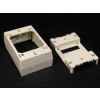Wiremold 2348d-Wh 1-Gang Divided Device Box, White, 4-3/4"L