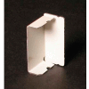 Wiremold 2410b-Bk Blank End Fitting 2400 Black, 1-3/16"L