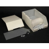 Wiremold 2410DFO-FW Divided Entrance End Fitting, Fog White, 7-1/8"L